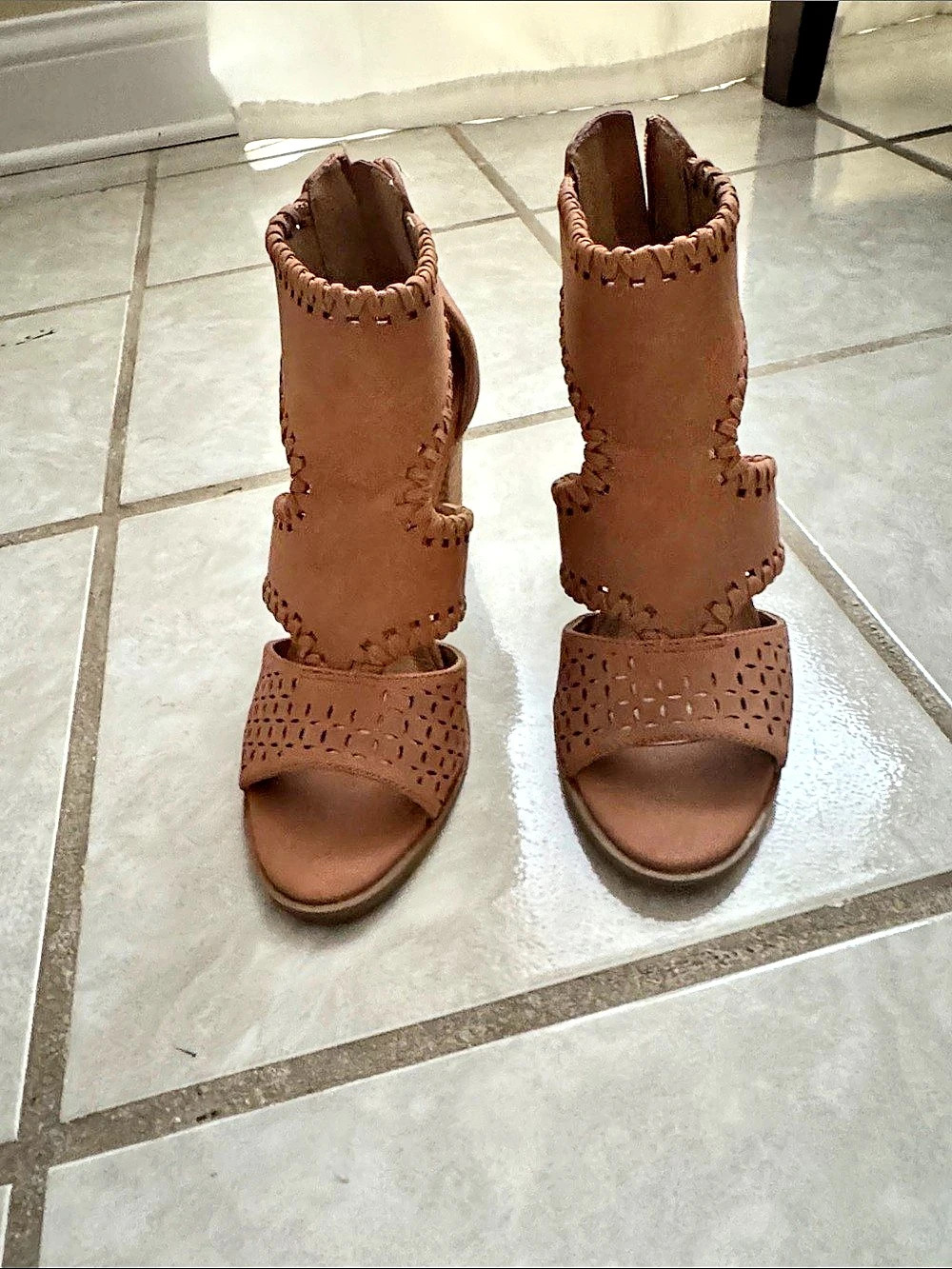 DV by Dolce Vita Brown Cutout Heels